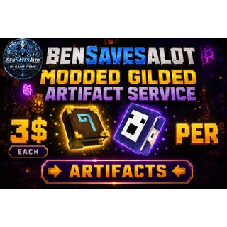 Minecraft Dungeons: artifact gilding services