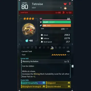 Max Legit Tetroise god-roll (booster)