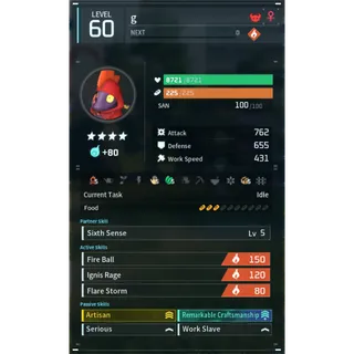  Leezpunk Ignis godroll (worker) pal palworld