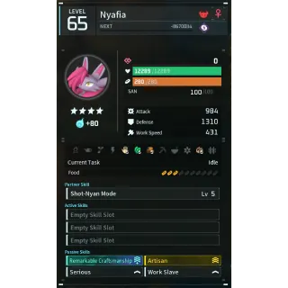 Nyafia  godroll (worker) pal palworld