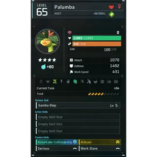 palumba  godroll (worker) pal palworld