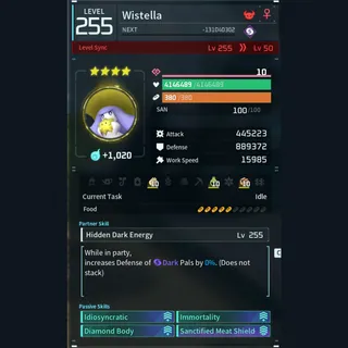 Modded Wistella god-roll (tank)