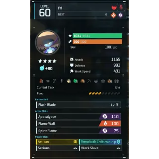 bushi aqua noct godroll (worker) pal palworld