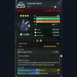 Palworld: Modded Celesdir godroll (worker) pal Pals | Pal World | Pals
