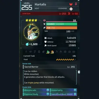 Modded Hartalis god-roll (tank)