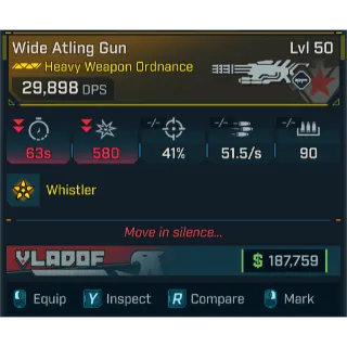 GROLL wide attling gun ordnance/rocket