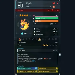 Max Legit Pyrin god-roll (booster)