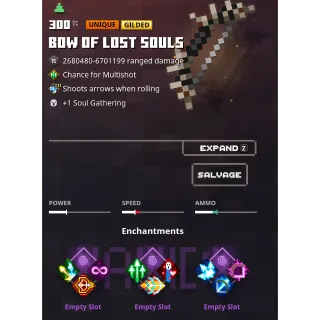 minecraft dungeons: bow of lost souls