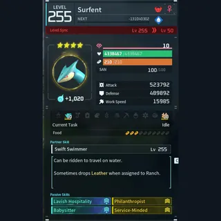 Modded Surfent god-roll (cattle)