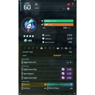 bellanoir godroll (worker) pal palworld