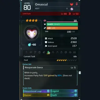 Max Legit Omascul god-roll (glider/transport/full-speed mount)