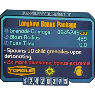 borderlands 2: Bonus Package (Xbox/PC) (adjustable level)