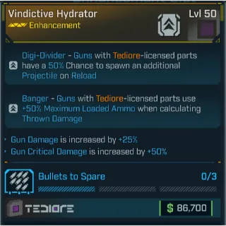 GROLL vindictive hydrator (gun damage and crit)