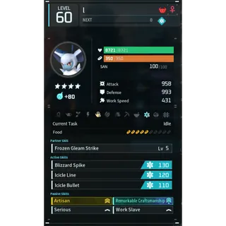 Loupmoon  cryst godroll (worker) pal palworld