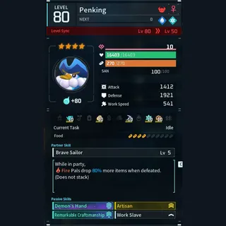 Max Legit Penking god-roll (worker)