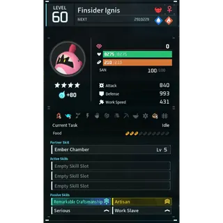 finsider ignis (worker) Palworld