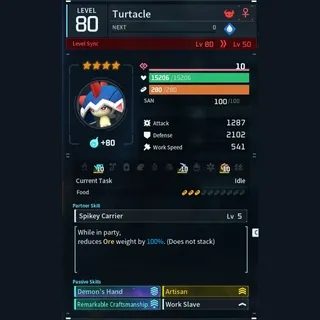 Max Legit Turtacle god-roll (worker)