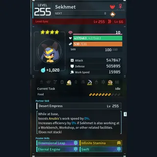 Palworld: Modded Sekhmet godroll (mount) pal Pals | Pal World | Pals
