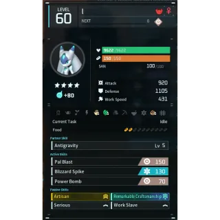 lunaris godroll (worker) pal palworld