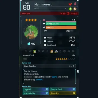 Max Legit Mammorest god-roll (legit attacker)