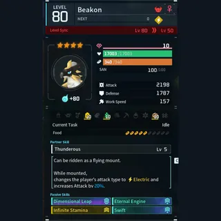 Max Legit Beakon god-roll (mount)