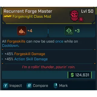 GROLL reccurent forge master forge skill damage & action skill damage