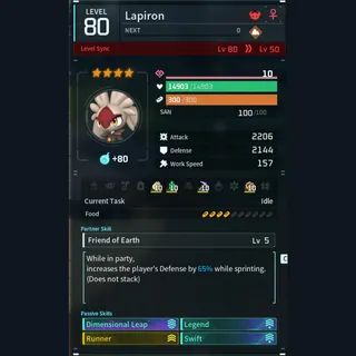 Max Legit Lapiron god-roll (glider/transport/full-speed mount)