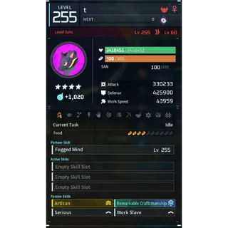 kitsun noct MODDED (worker) pal palworld