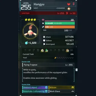 Modded Hangyu god-roll (worker)