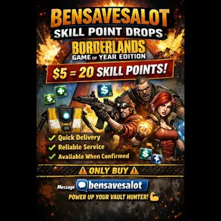 🔥 BENSAVESALOT SKILL POINT DROPS 🔥 PC and xbox