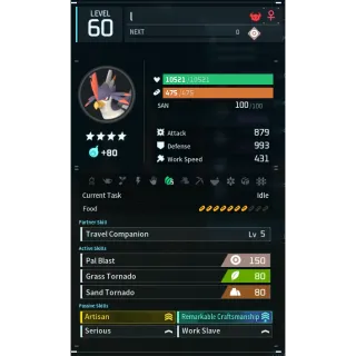 Nitewing godroll (worker) pal palworld