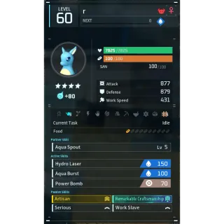 kelpsea godroll (worker) pal palworld