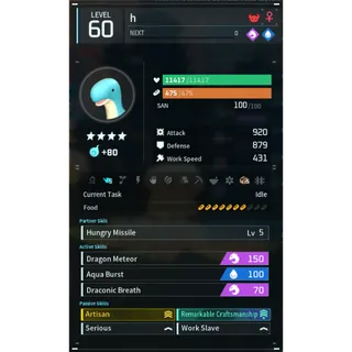 Relaxaurus  godroll (worker) pal palworld