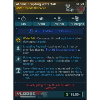 GROLL atomic erupting waterfall (shock)