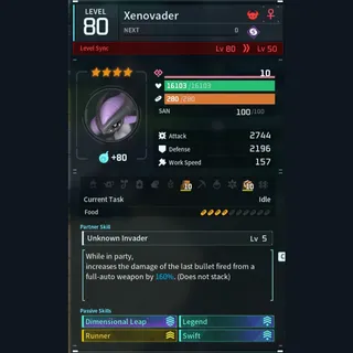 Max Legit Xenovader god-roll (glider/transport/full-speed mount)