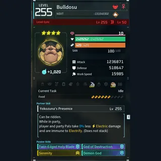 Modded Bulldosu god-roll (attacker)