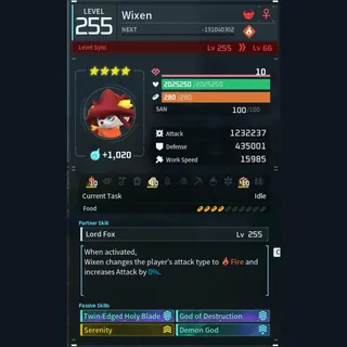 Palworld: Modded Wixen godroll (attacker) pal Pals | Pal World | Pals