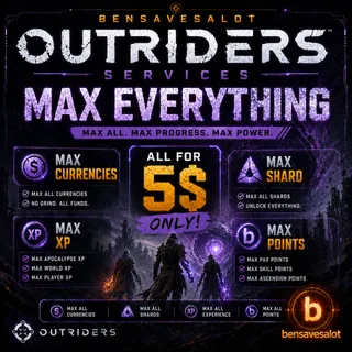 OUTRIDERS TOTAL MAX PACKAGE Service