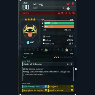 Max Legit Mimog god-roll (booster)