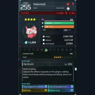 Palworld: Modded Valentail godroll (attacker) pal Pals | Pal World | Pals