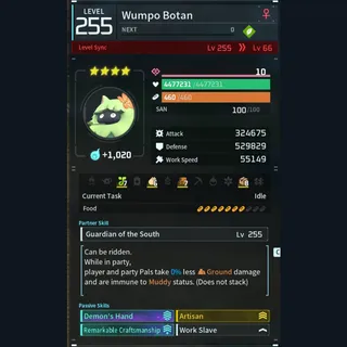Palworld: Modded Wumpo godroll (worker) pal Pals | Pal World | Pals