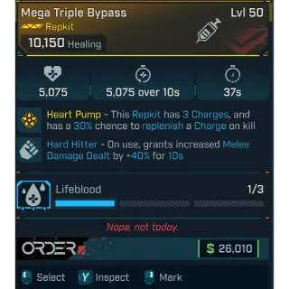 GROLL mega triple bypass (hard hitter) (melee) repkit