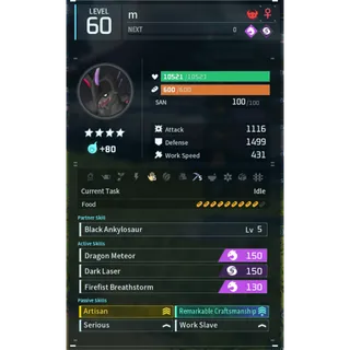 astegon godroll (worker) pal palworld