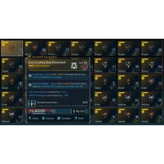 Borderlands 4: All (PISTOL) Excruciating Enhancements level 60 or any level