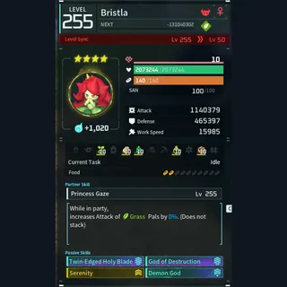 Modded Bristla god-roll (attacker)