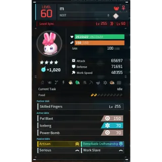 Ribbuny (worker)(MODDED) Palworld