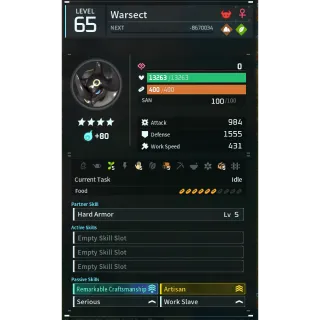 warsect (worker)(god-roll) Palworld
