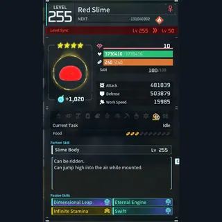 Modded Red Slime god-roll (mount)