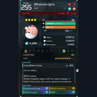 Palworld: Modded Whalaska godroll (mount) pal Pals | Pal World | Pals