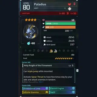 Max Legit Paladius god-roll (mount)